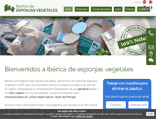 Tablet Screenshot of luffa-esponjas.com